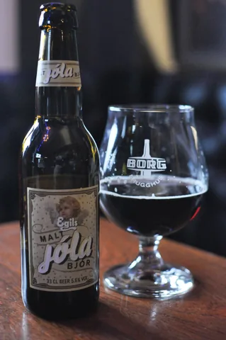 One of the many 'Christmas beers' that they have in winter - love the concept