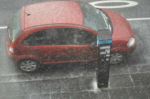 "Snow is falling, all around us"