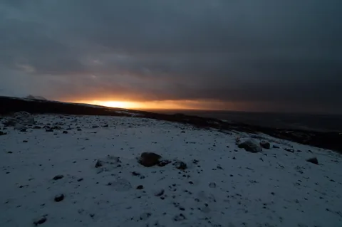 We just made it back to the 4x4 before the next snow shower