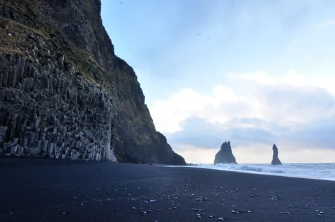 The beach at Reynisdrangar