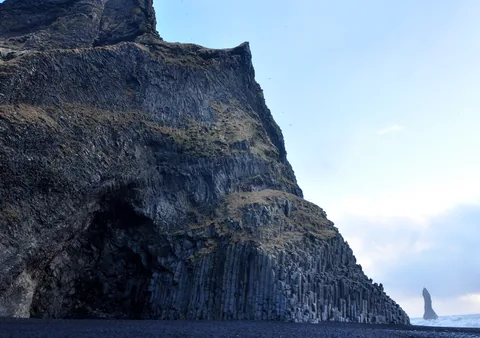 The cave on the beach near Reynisdrangar