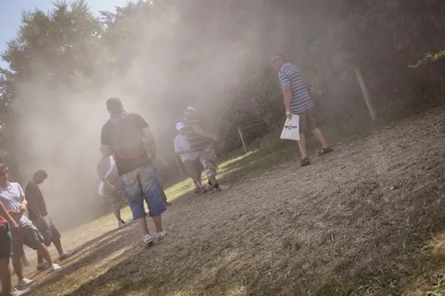 WillieG getting coated in Bowler dust