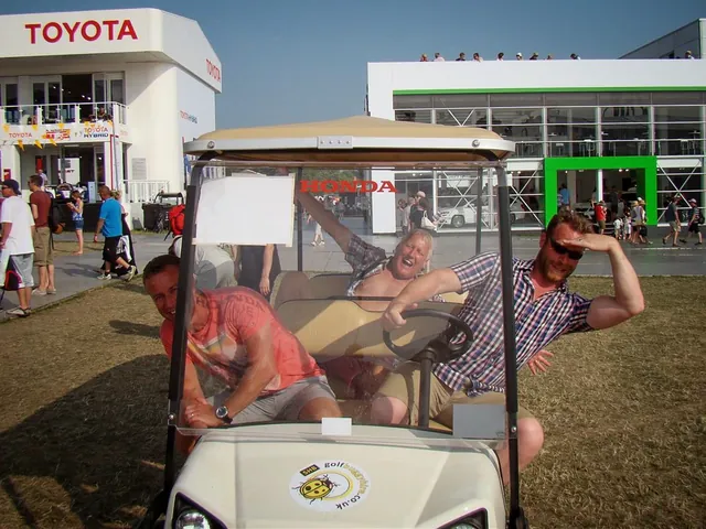 Everybody should be given the option of travelling around in a golf buggy. Let the carnage begin!