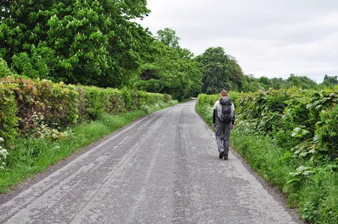 Starting out on the road on day 4