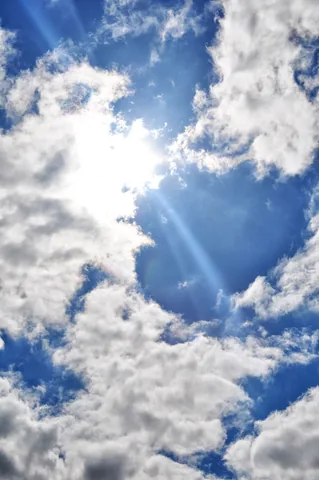The very essence of 'scattered clouds'