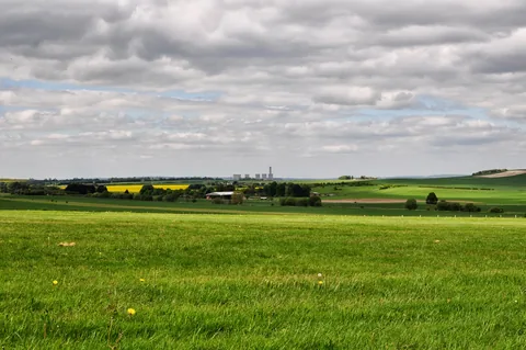 Didcot power station in the distance. A very familiar sight for A34 drivers