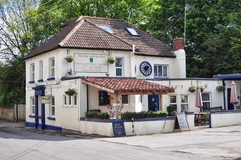 Leaving the Inn. Good pub. Very family, communal oriented and lots of good ales and hearty food on offer