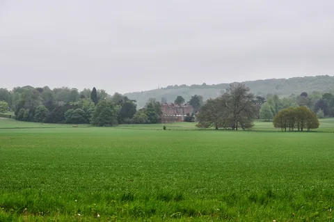 Looking onto Chequers