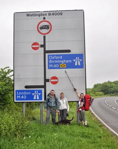 I love crossing major road junctions on these long trails. It really puts it into perspective how far you can walk if you just keep going day-to-day