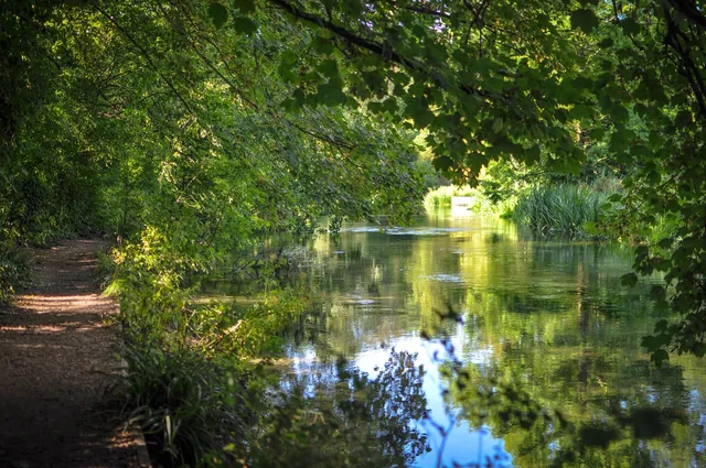Some very pretty river views during the Winchester to Shawford section