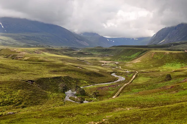 The weather was looking a bit moodier up at Loch Eanaich
