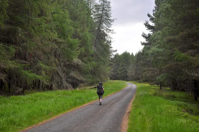 A lot of road on this first day as not much in the way of footpaths to reach the Glen Feshie head