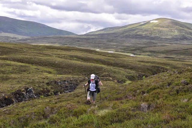 The terrain was ok. Rough grass and heather bushes