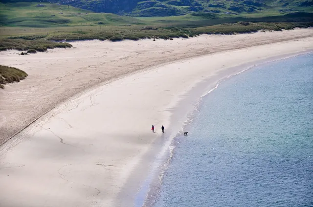 Other camp site folks enjoying the beach