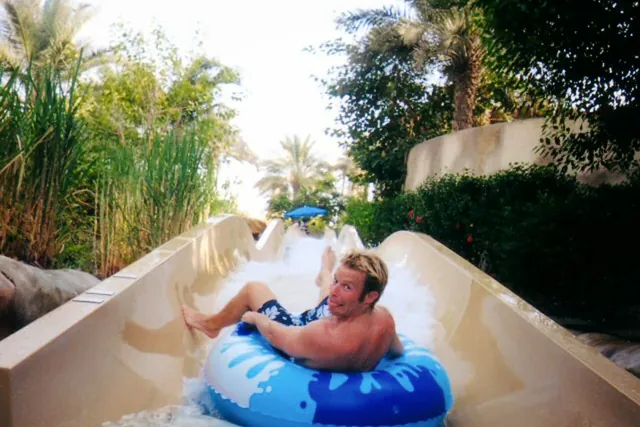 The uphill water jet ride is a surprise when you first get on it. Sorry if I've spoiled that for you