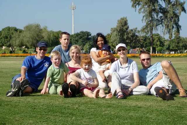 Gill's close friends enjoying their Dubai holiday
