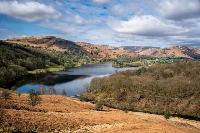 A great view of Grasmere on the track up/over to Elterwater