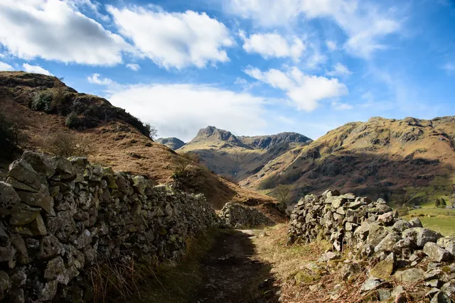 A view of Harrison Stickle in the background ... our camp site location for the evening