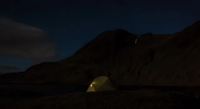 Test driving our new Exped Mira III UL tent on this trip
