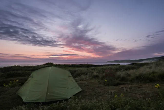 Camped up late on Woolacombe Warren after a wet afternoon hiking. Cap'n Jacks pub came to our rescue with shelter and a much needed dry off