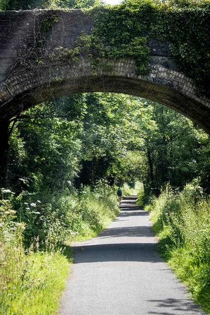 A fellow hiker on the overlapping Tarka Trail between Braunton and Barnstaple