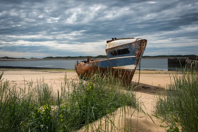 Awesome boat and sky vista with the River Taw backdrop  on the approach to Instow