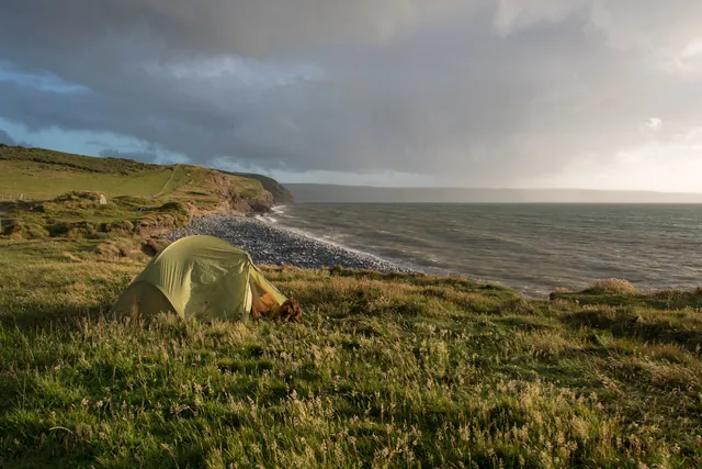 A great wild camp spot between Cornborough Range and Green Cliff