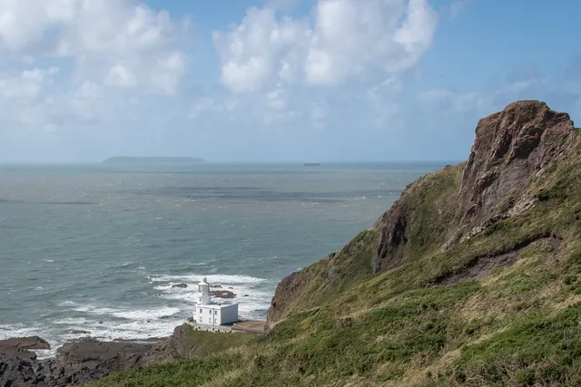 The lighthouse at Hartland Point