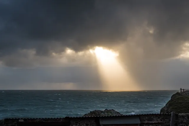 More light pokey through clouds action. Love it!