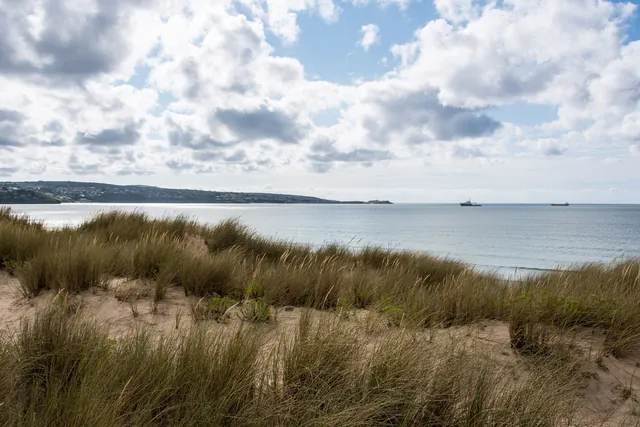 The 'towans', Cornish for dunes. Sometimes nice walking, sometimes annoying