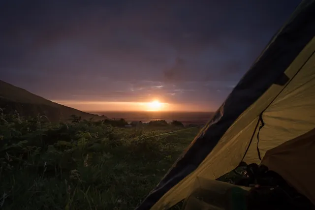 Nice little wild camp sot at Porthmeor Cove