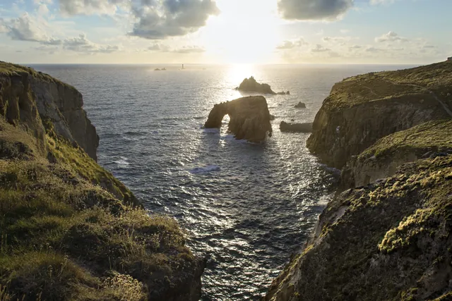 The iconic view at Zawn Wells