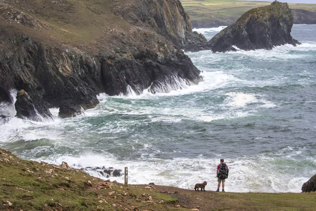 Tackling The Lizard on one of the wildest weather days of the trip