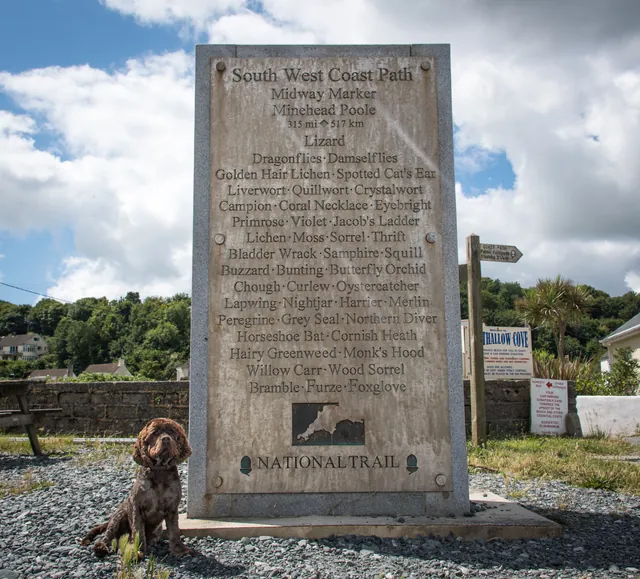 The half way point of the South West Coast Path (SWCP) !!! 