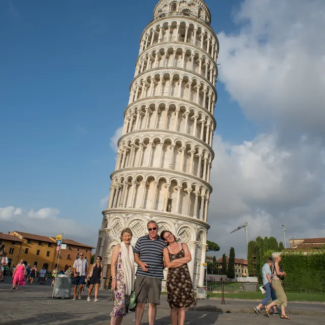 The leaning Tower of Pisa delivers on its reputation