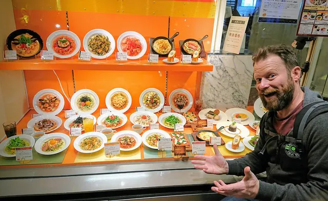 Who needs a printed paper menu? Plastic demonstration dishes are the future!
