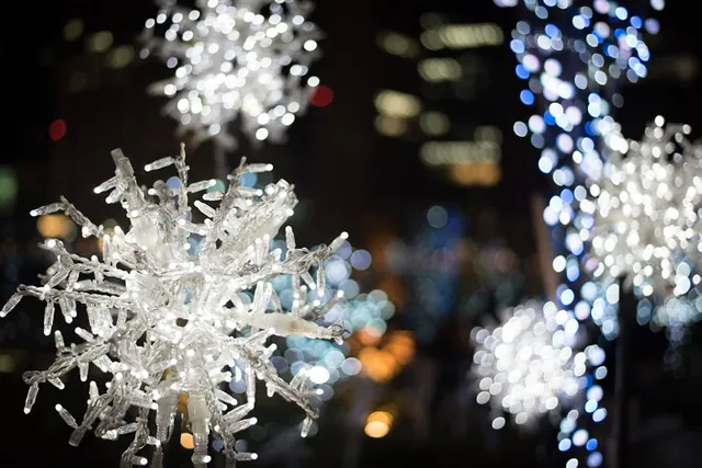 Pretty lights close up