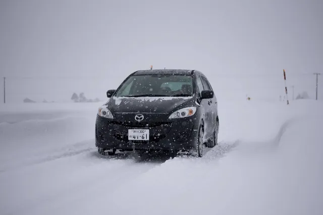 Special shout out to this Japanese Princess Wagon that we've been driving about in for the past fortnight. The Mazda Premacy 4WD with snow tyres on. They have to endure a pretty harsh and gnarly winter here in Hokkaido, and snow must stay on the ground for at least 6 months of every year. But of all the snow, wind and ice that this northern island threw at us, this machine got us through it safely and warmly. Gonna miss her