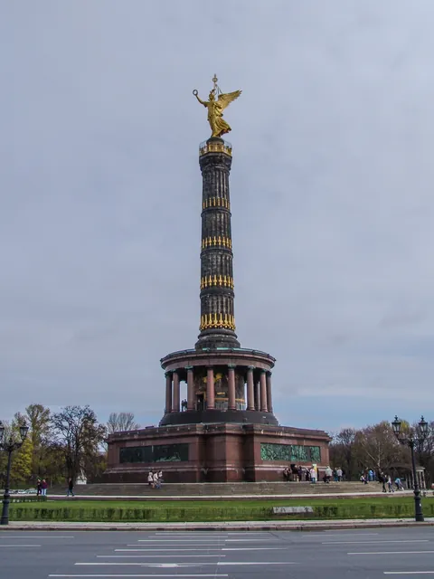 The Berlin Victory column was built to commemorate the 19th century Prussian war victories