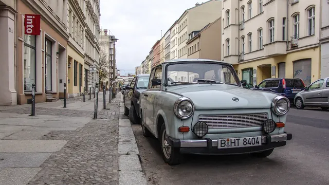 The iconic Trabant ... what a find on the streets of East Berlin!
