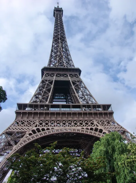 Eiffel Tower up close