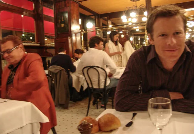 Star-struck by Elton John sitting next to us at dinner