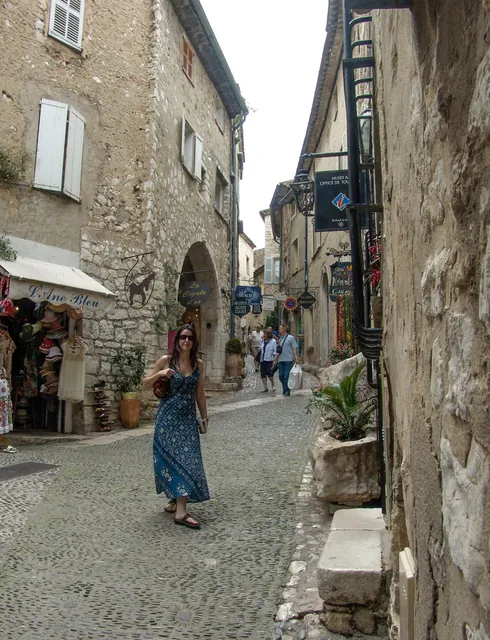 Heading into the quaint cobbled streets of St. Paul de Vence