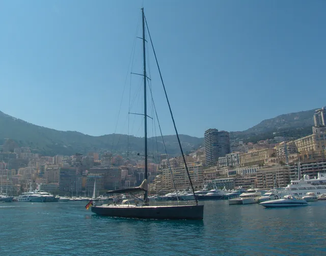 Ze Germans heading out on a beautiful 60ft+ yacht