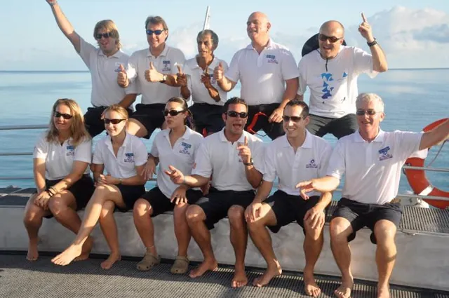 Our fantastic crew who all helped to make the experience special