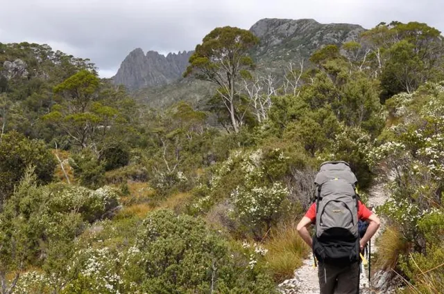 The packs were heavy at the beginning with six days worth of food onboard