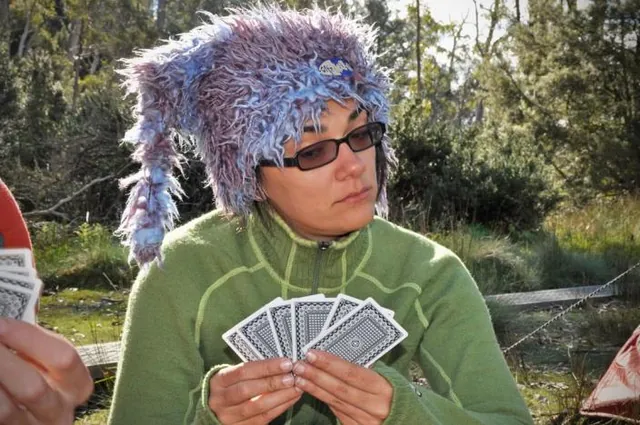 Mericia no stranger to crafty card playing puts on her best poker face
