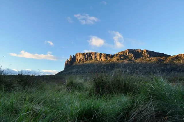 A sunset view of Mount Oakleigh
