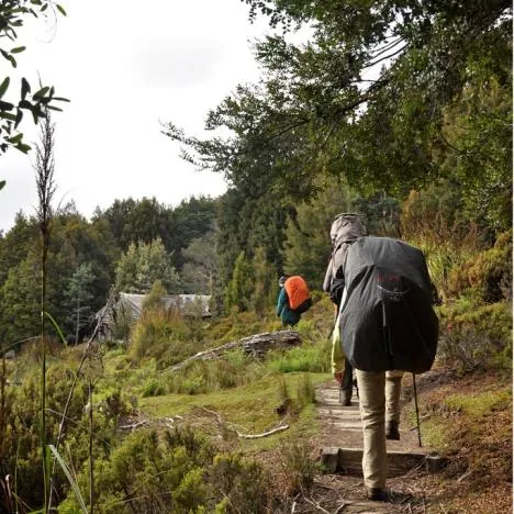 We reach the Du Cane Hut