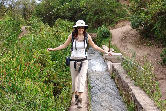 These canals lead all the way to the mountain and its water providing glaciers